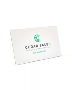 CBS Printing Cedar Sales Triplex Business card 0f508d80