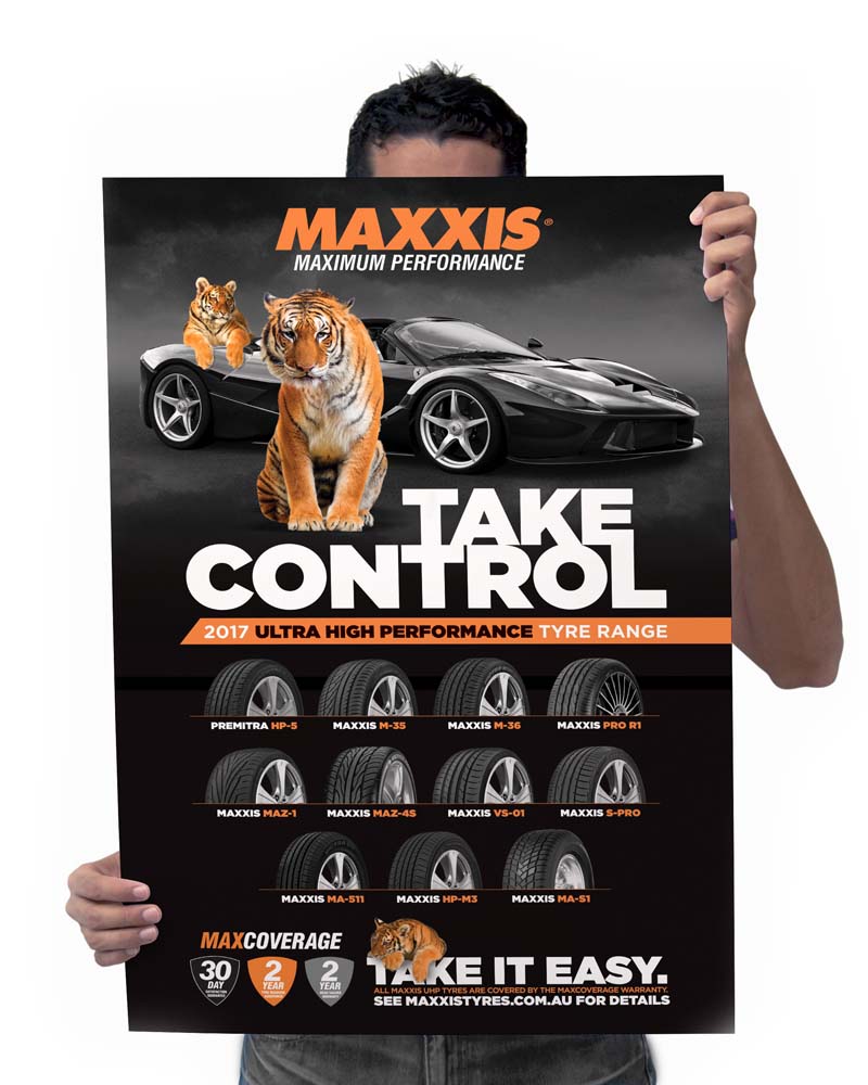 CBS Printing Poster Tyre Max