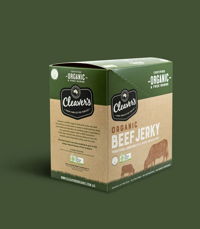 Clevers Beef Jerky Carton