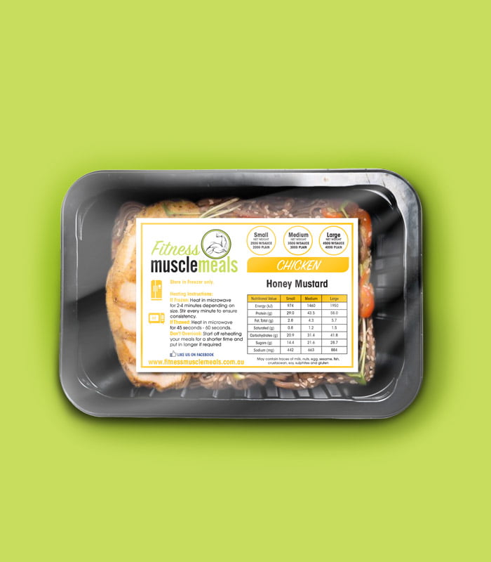 My Fitness Muscle Meals Label